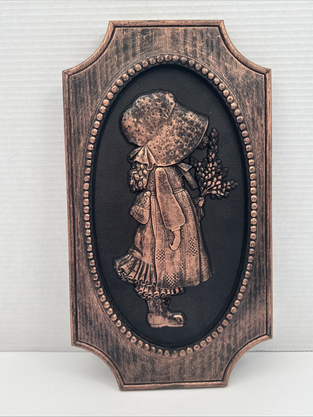 VINTAGE 1972 HOLLY HOBBIE AMERICAN GREETINGS WALL PLAQUE