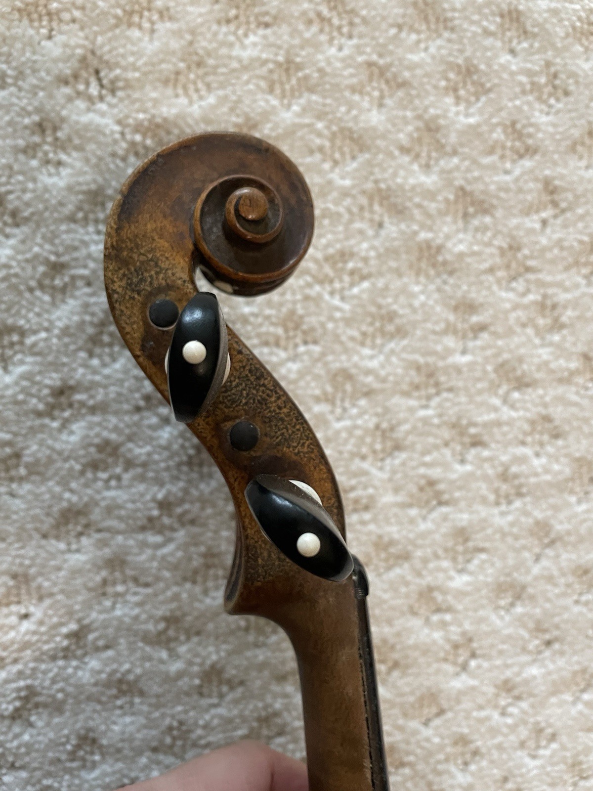 Original Transitional/Classical French Violin: F. Breton, Mirecourt, 1810.