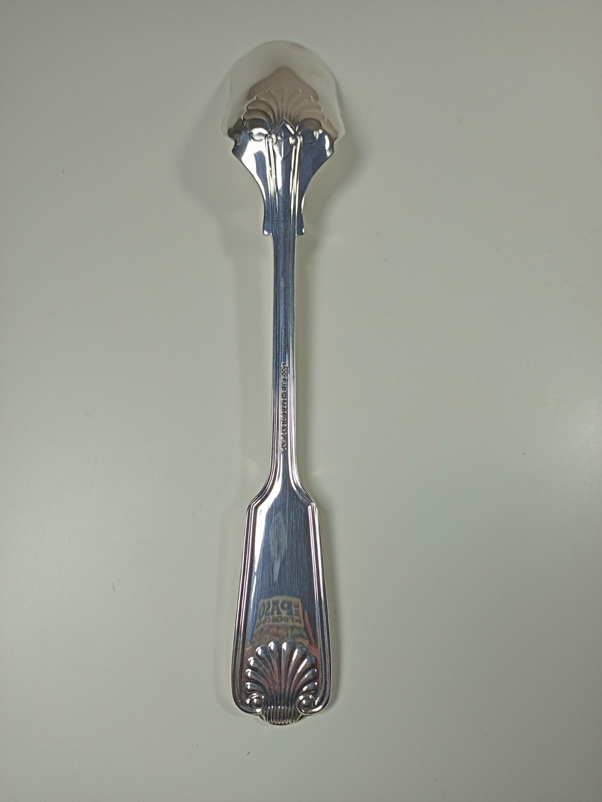 Serving Spoon Sugar Jelly Jam Shell Motif EPNS Silver Plate Sheffield England