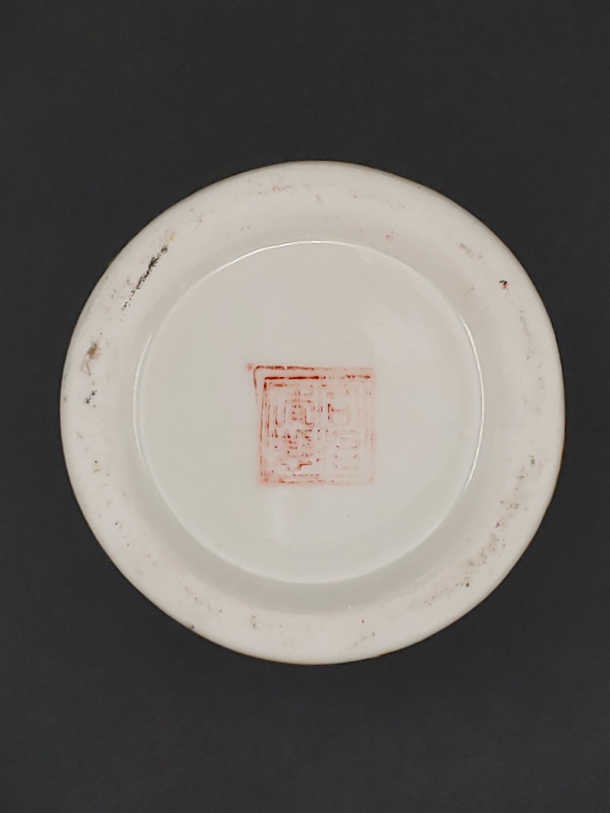 民国手绘粉彩瓷器百花不露地笔筒 Antique China Famille Rose Porcelain Painted Full Flower Art Pot