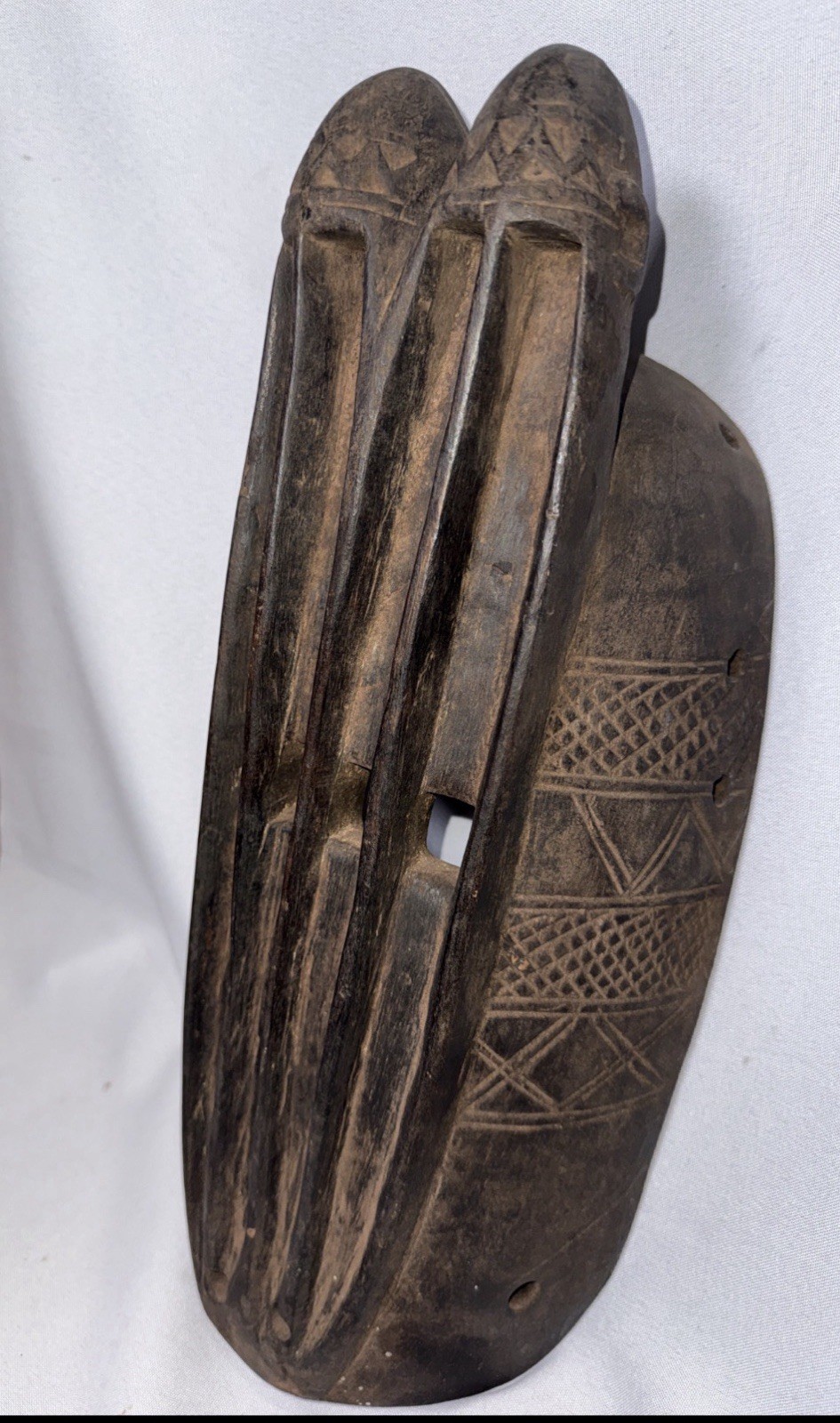 Vintage African Dogon Wooden Mask H16 Inch -W7 Inch -pre-owned