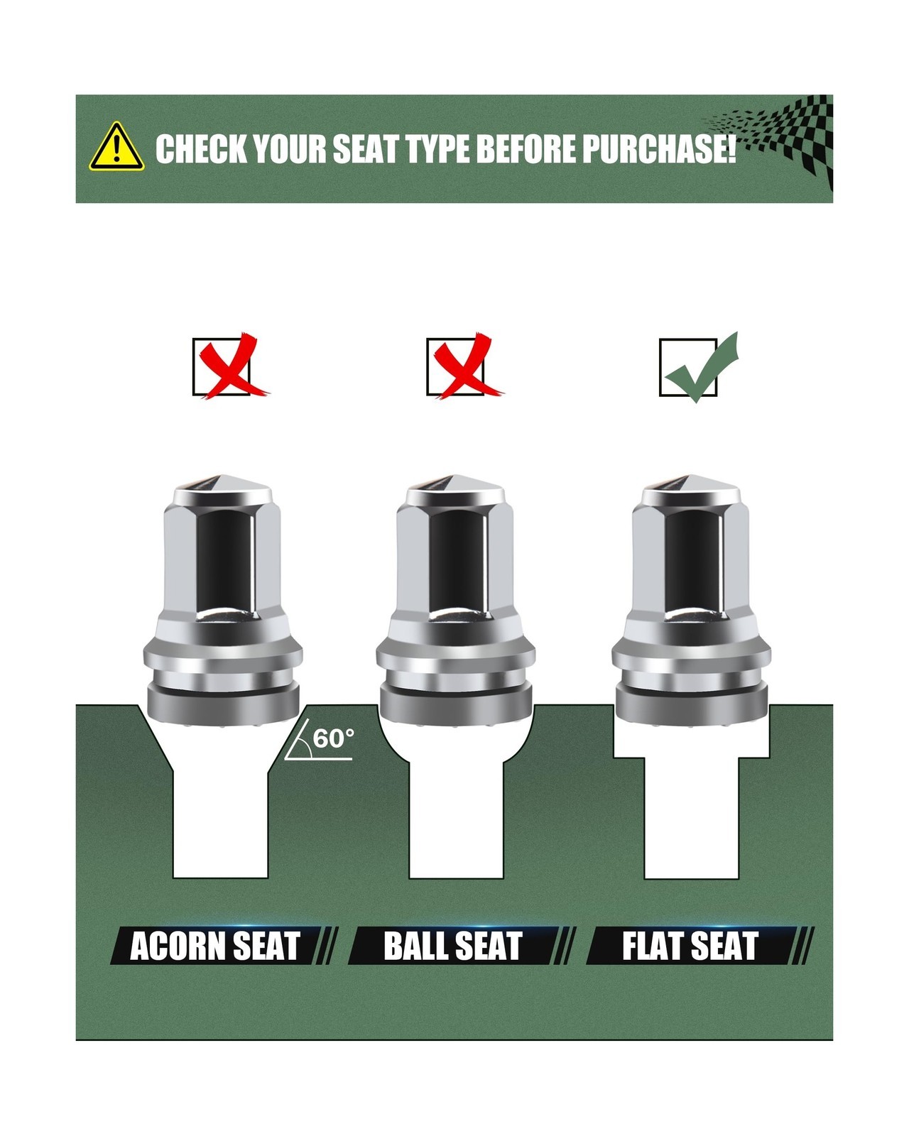 Lug Nuts Replacement- 32 Count,Alloy Steel,14 Millimeters,Fit Ford F350