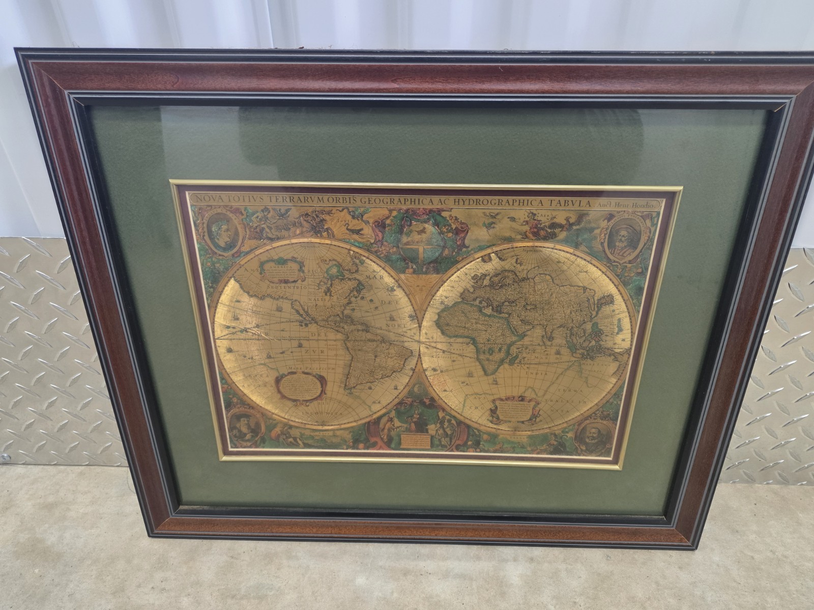 Nova Totivs Terrarvm Orbis Geographica AC Hydrographica Tabvla Vintage World Map