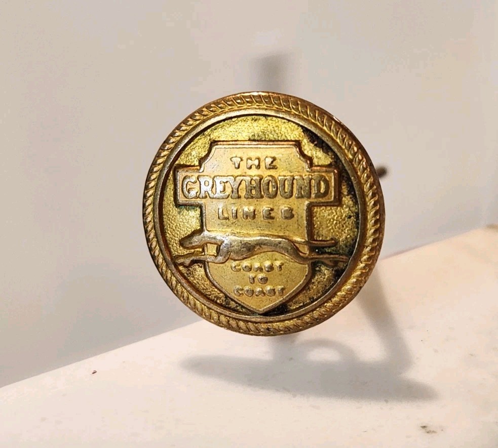 1920-30s – Greyhound Lines “Coast to Coast” Employee Uniform Button