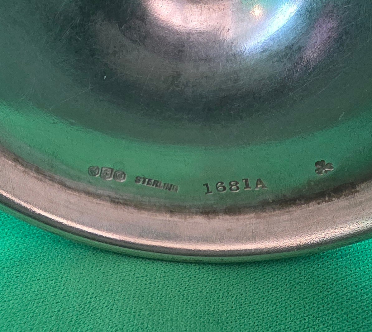 Antique 1897 Gorham Sterling Reticulated Sherbet Cup Holder Base Only 1681A