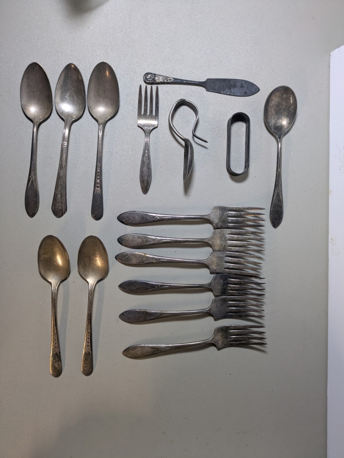 Lot of Vintage and Antique Silverware Mixed Lot