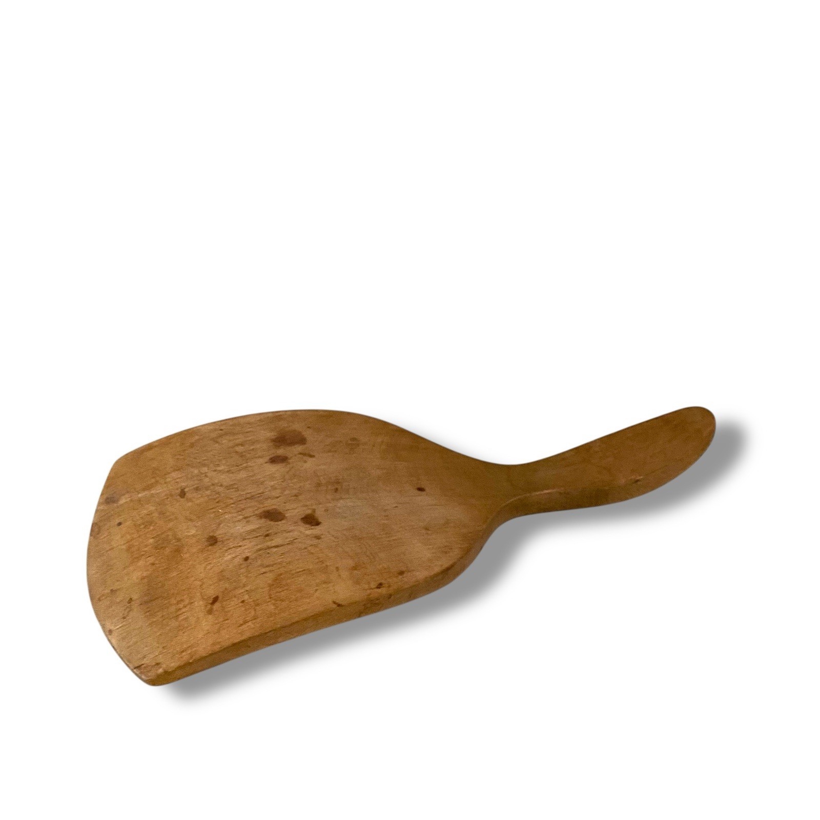 Primitive Antique Wood Paddle Tool Kitchen Spoon Scoop Handle Spatula Cottage 8”