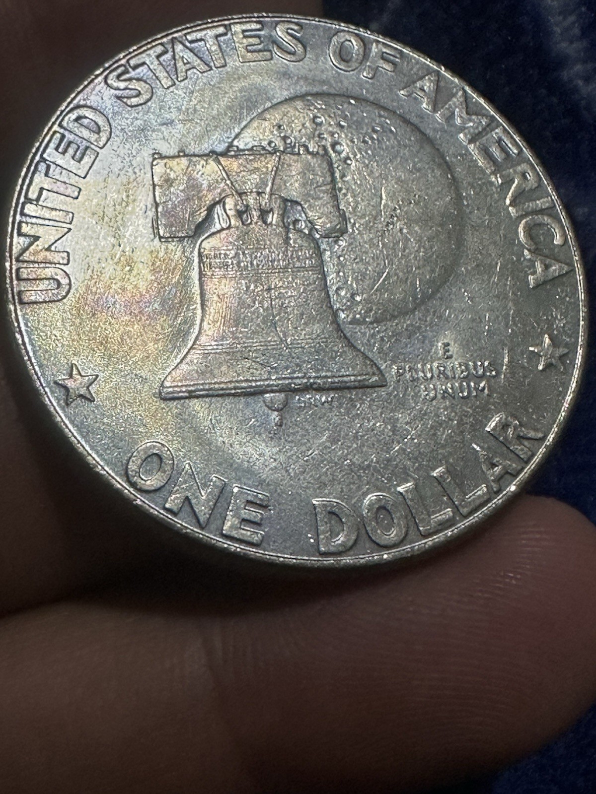 1976-D Bicentennial Eisenhower Dollar Coin, Beautifully Toned, Key Date