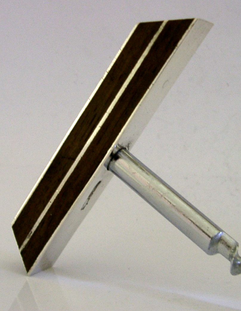 STYLISH ENGLISH STERLING SILVER HARDWOOD CORKSCREW 1988 BARWARE 68g