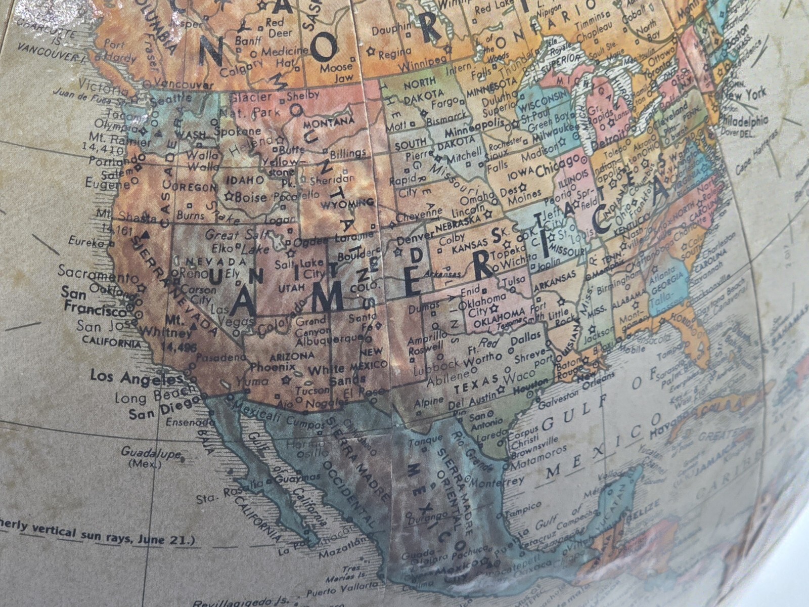 Vintage Replogle Globes 12″ Diameter Scan Globe World Classic Series