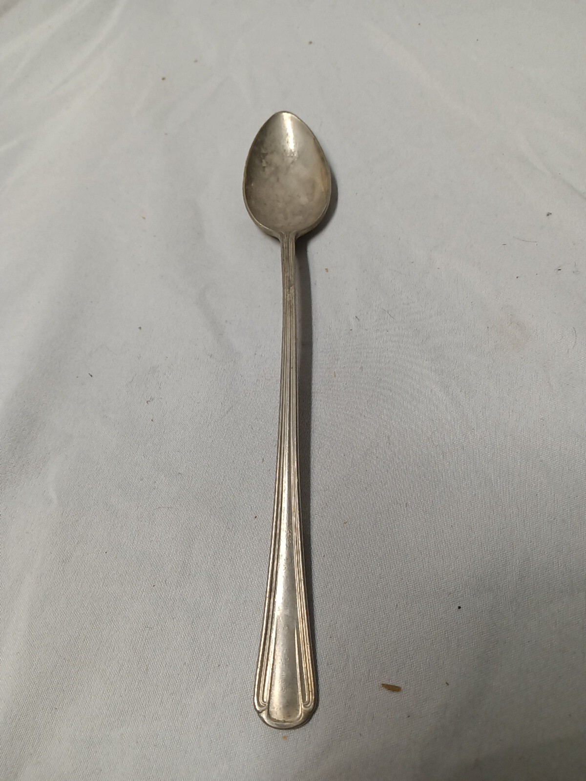 Vintage Victor S. Co. A1 IS Silverplate Iced Tea Spoon 1900-1940