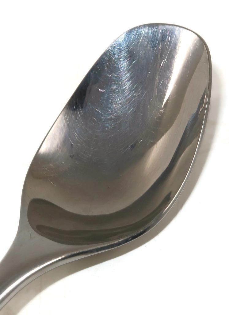 Rosenthal Modulation MCM Stainless Steel & Sterling Handle Serving Spoon, 9 5/8″