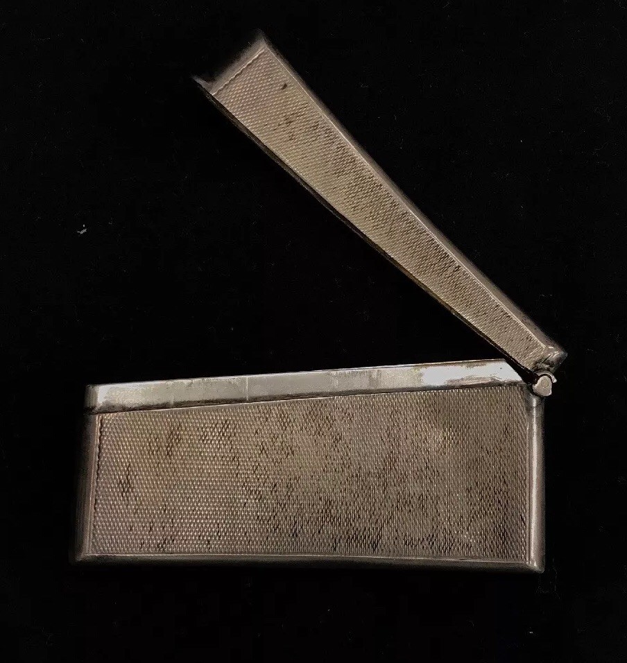 1936 E J Trevitt & Sons Solid Silver Card Case. 31.4g. 4cm X 8cm