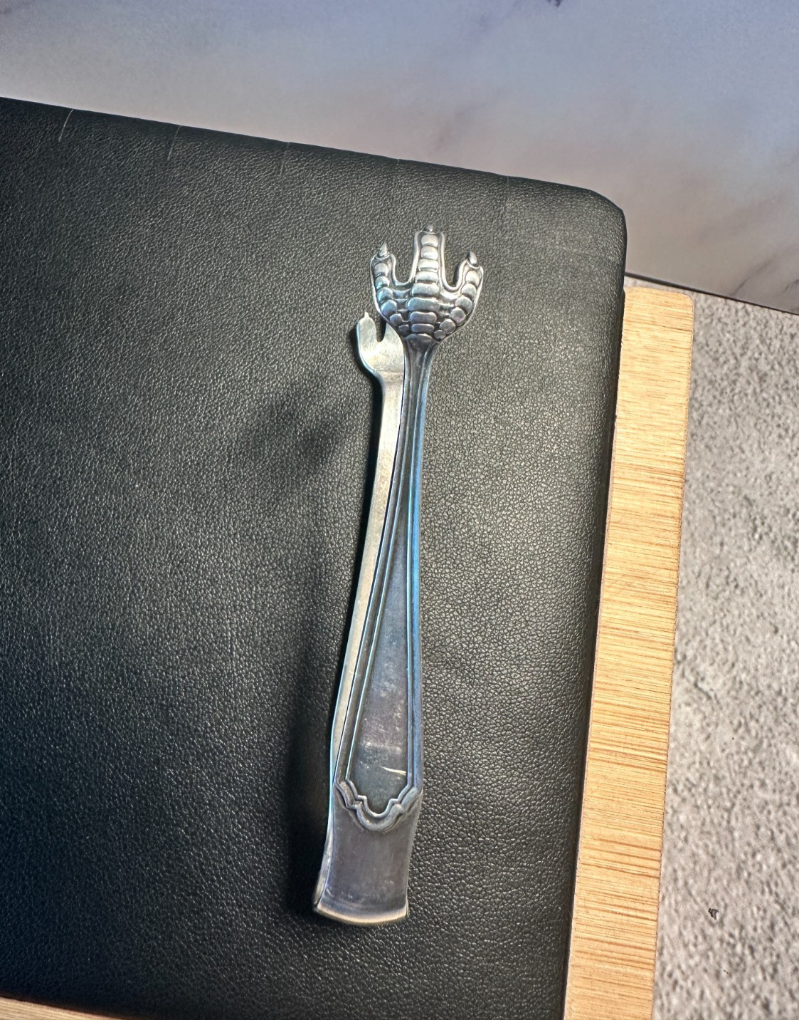 Vintage Sterling Silver Sugar Cube Tongs – John Alden by Watson 3 3/4″