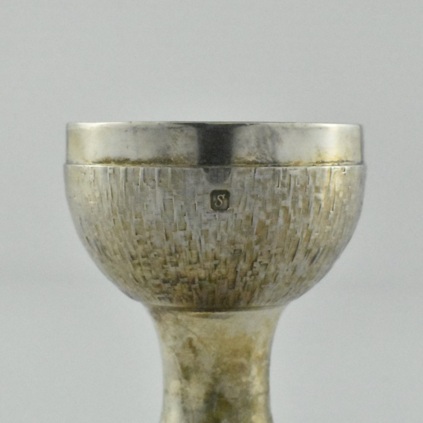 christopher lawrence Sterling Silver Goblet by C J Vander Ltd London HM 1973