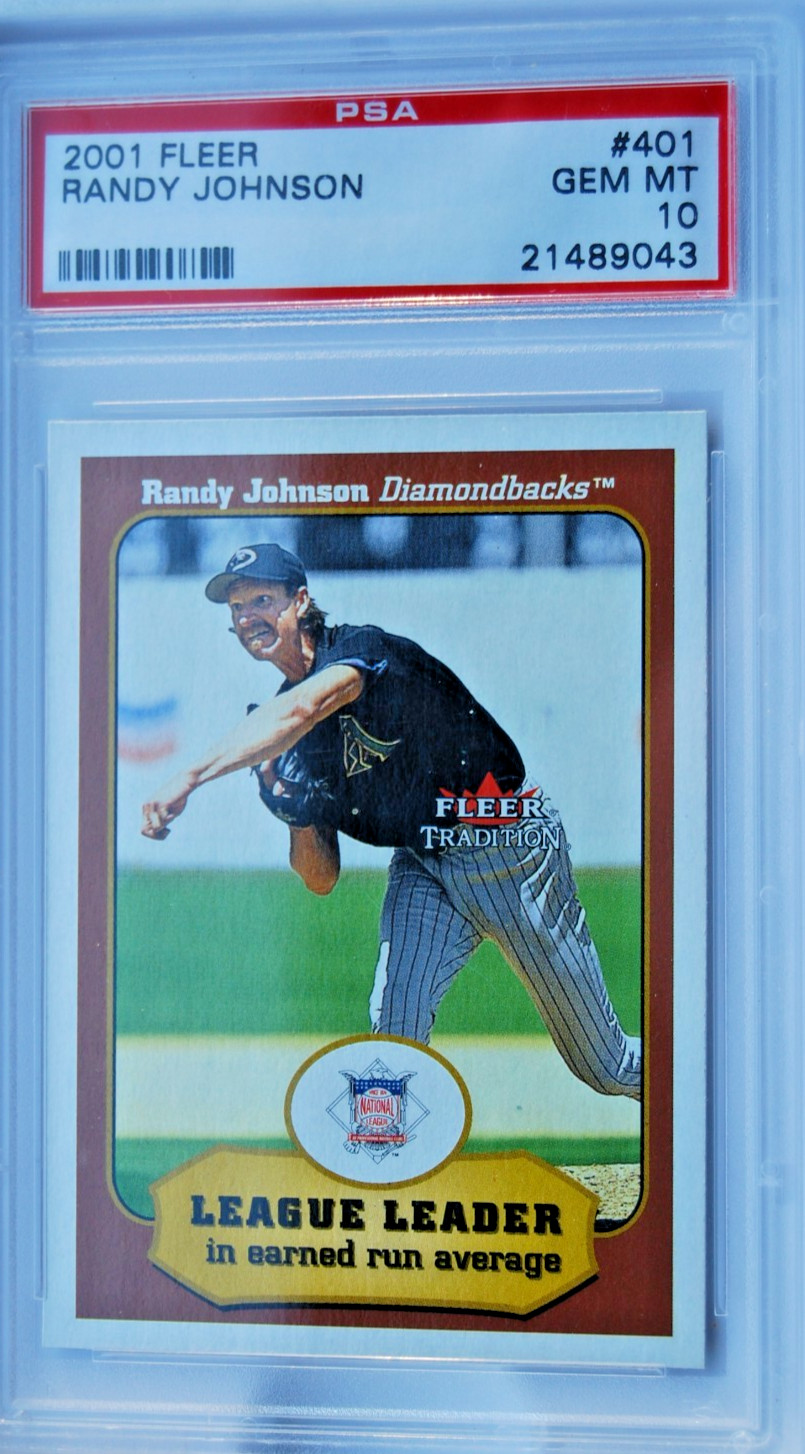 2001 Fleer #401 Randy Johnson PSA 10 POP 5