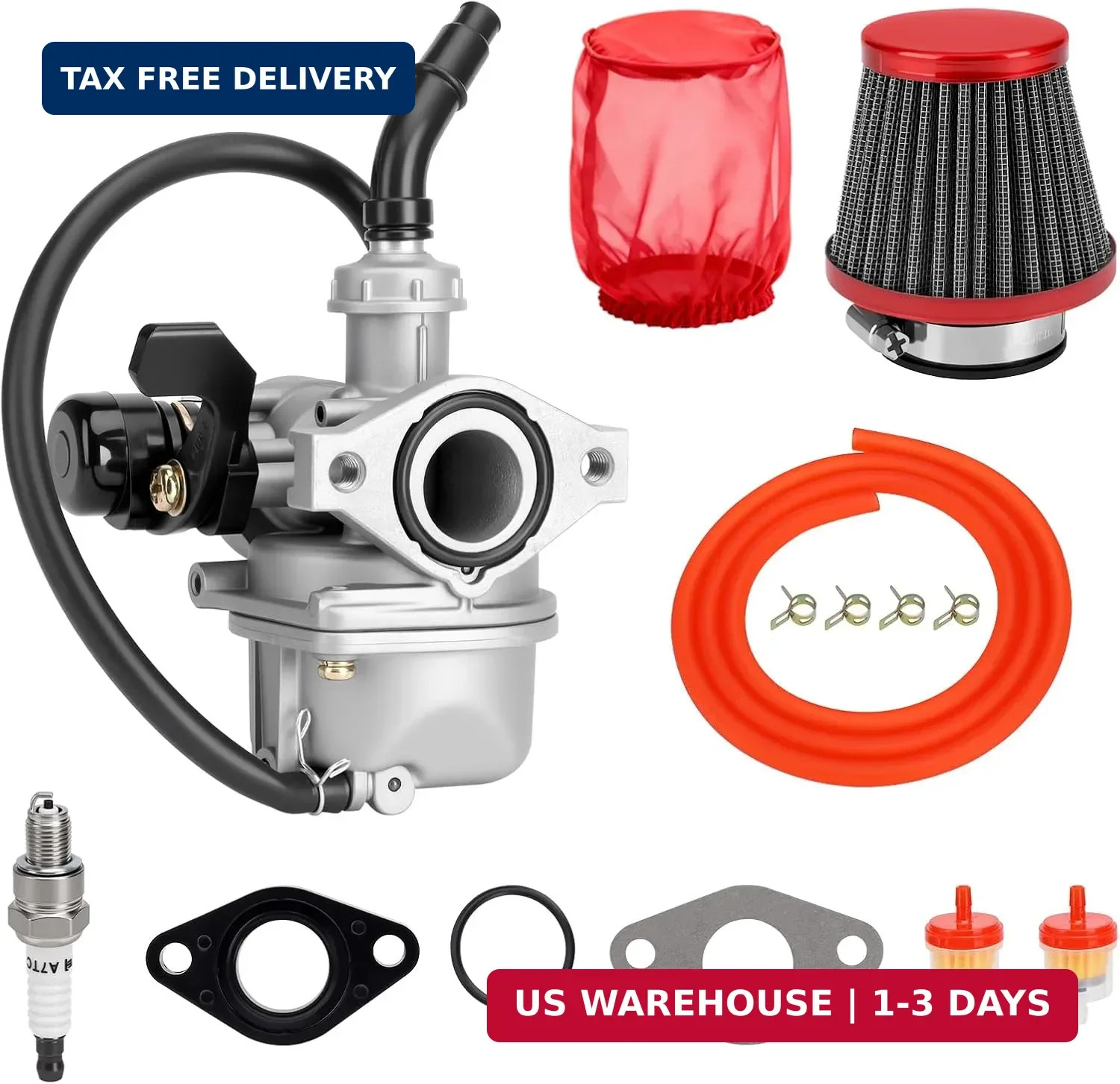 PZ19 Carburetor Kit for Chinese TaoTao 110cc 125cc 50cc 70cc 80cc 90cc ATV dirt