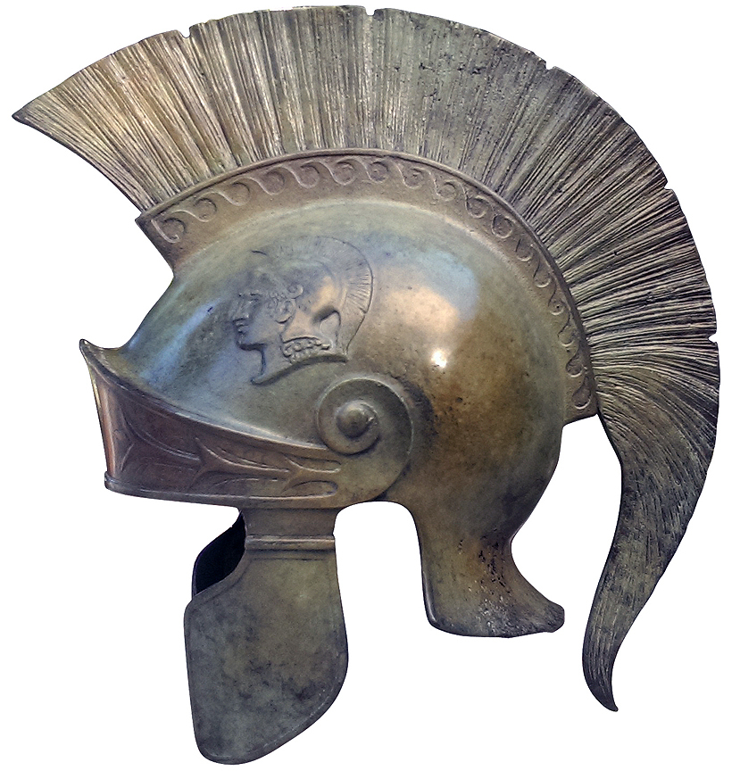 Roman Centurion 100% Bronze Helmet Museum Replica Reproduction