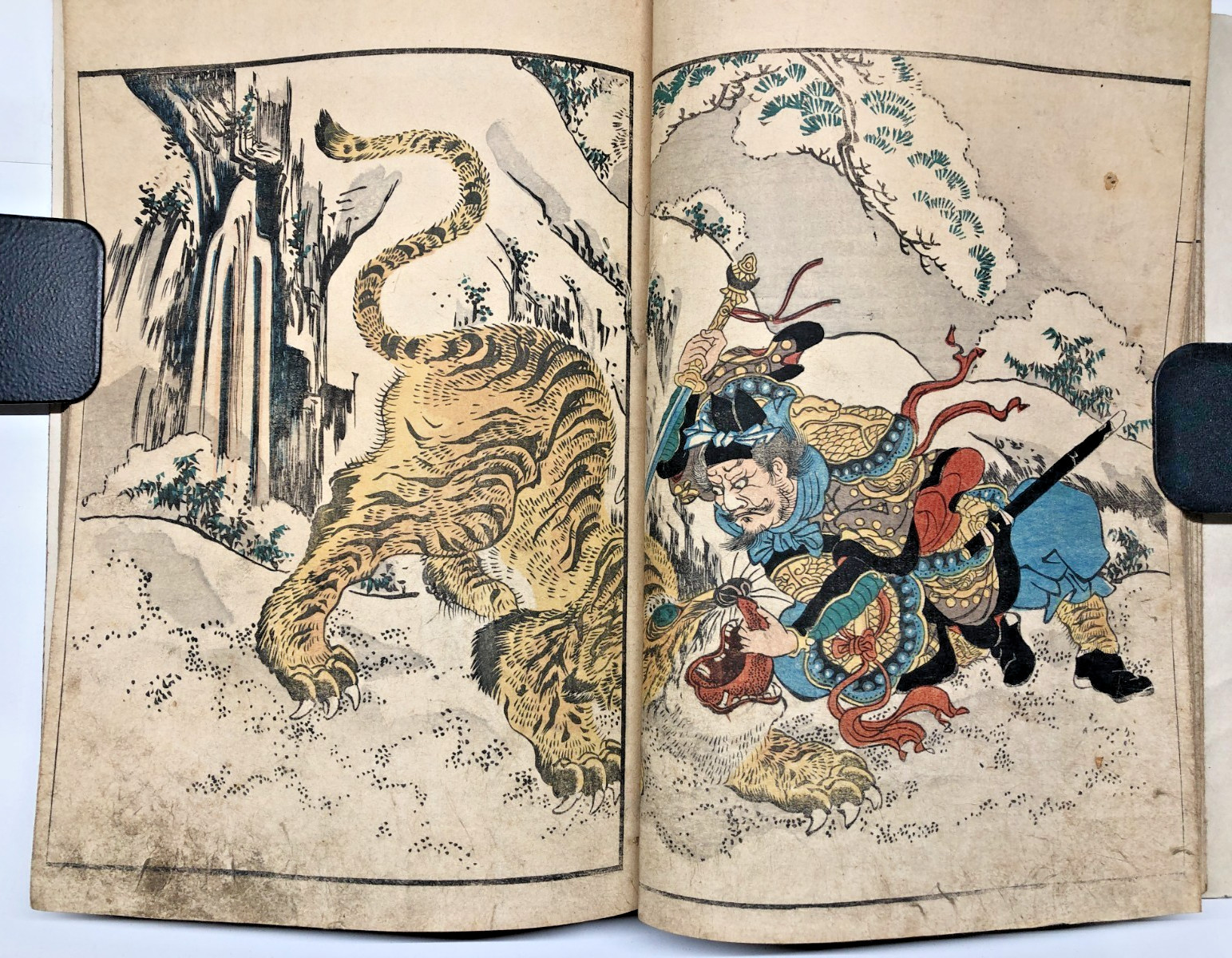 Kita Busei Woodblock Print Book Vol.1 part 1-3：Warriors, Warlord & monsters 1839