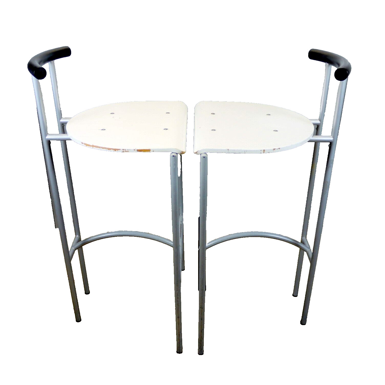 2x 1980’s Post Modern BIEFFEPLAST Rodney Kinsman TOKYO Barstools ITALY Memphis