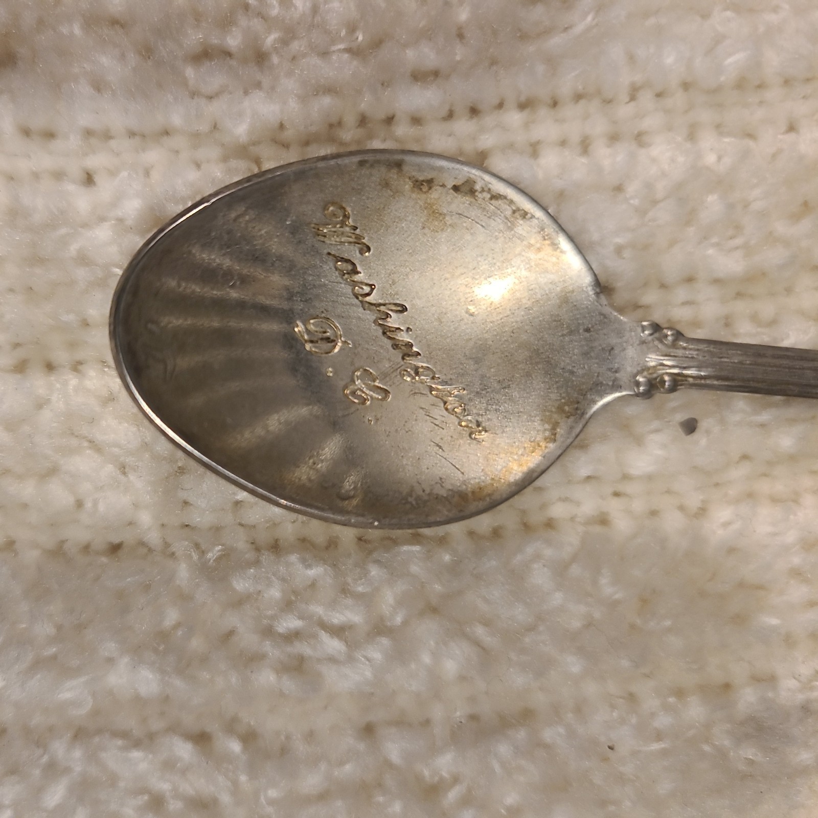The White House Washington DC Spoon Souvenir Silver Plated WAPW Gt Britain