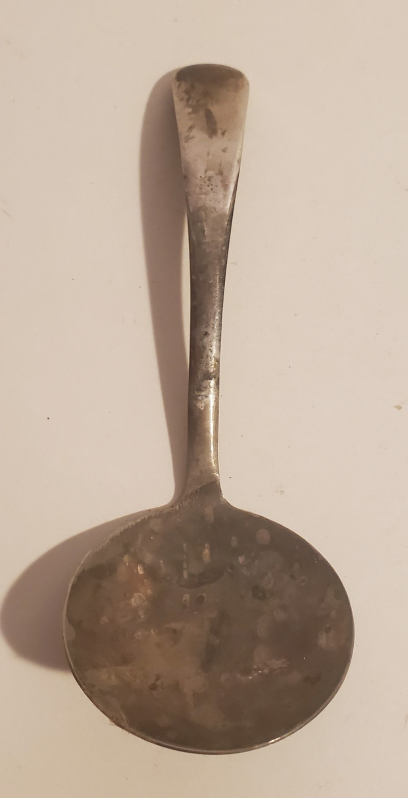 VINTAGE SILVER PLATE SILVERPLATED MINI LADLE CONDIMENT SERVING SPOON 4.5″ LONG