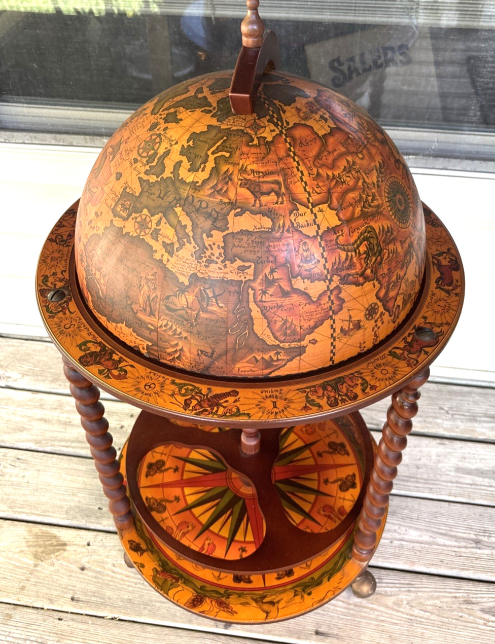 1980’s Astrology Globe Bar LOCAL PICKUP ONLY
