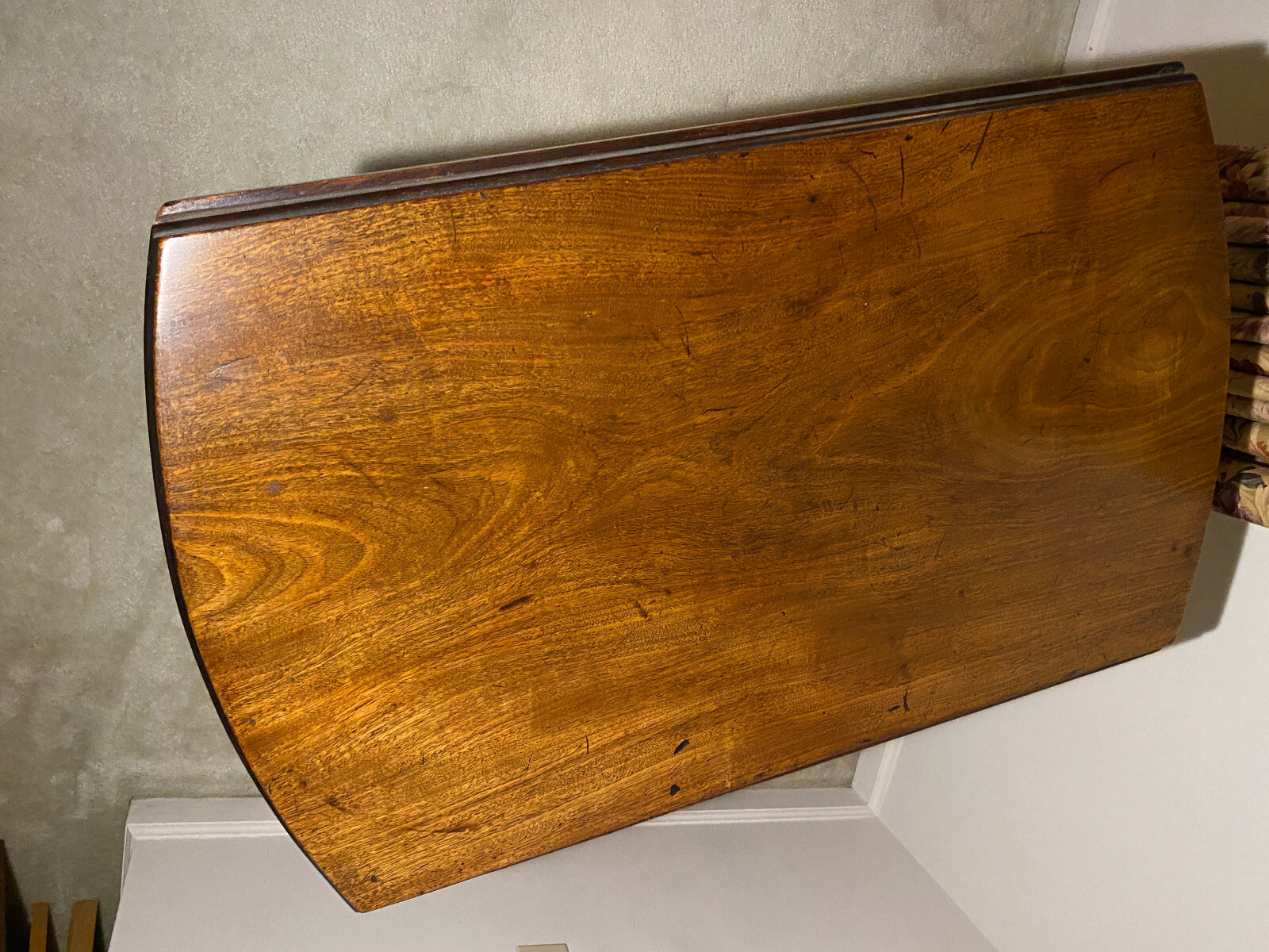 Antique Sheraton folding leaf table – mahogany – ca. 1800’s