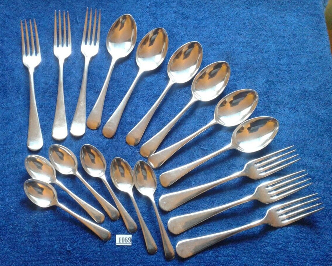 Vintage “Old English” Cutlery by Grosvenor Plate 18 Pieces (H69)