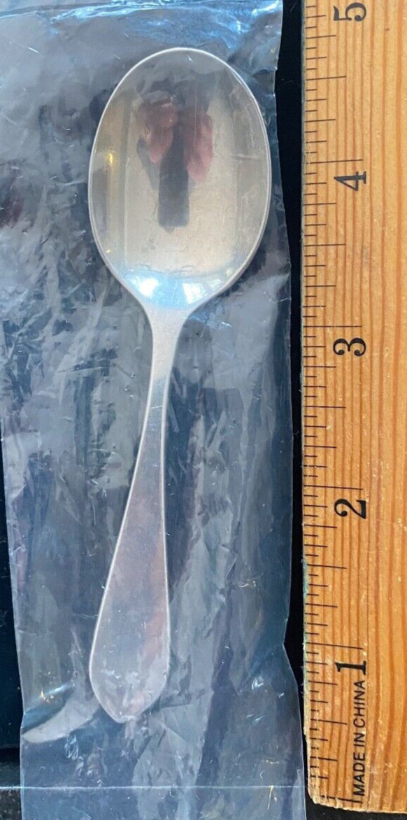 STIEFF BETSY PATTERSON STERLING SILVER BABY SPOON PROFESSIONALLY POLISHED