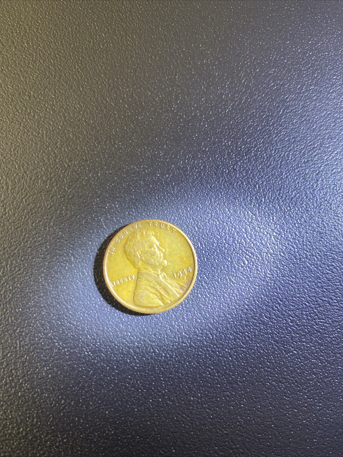 Moneda de un centavo de cobre de 1944 de Denver