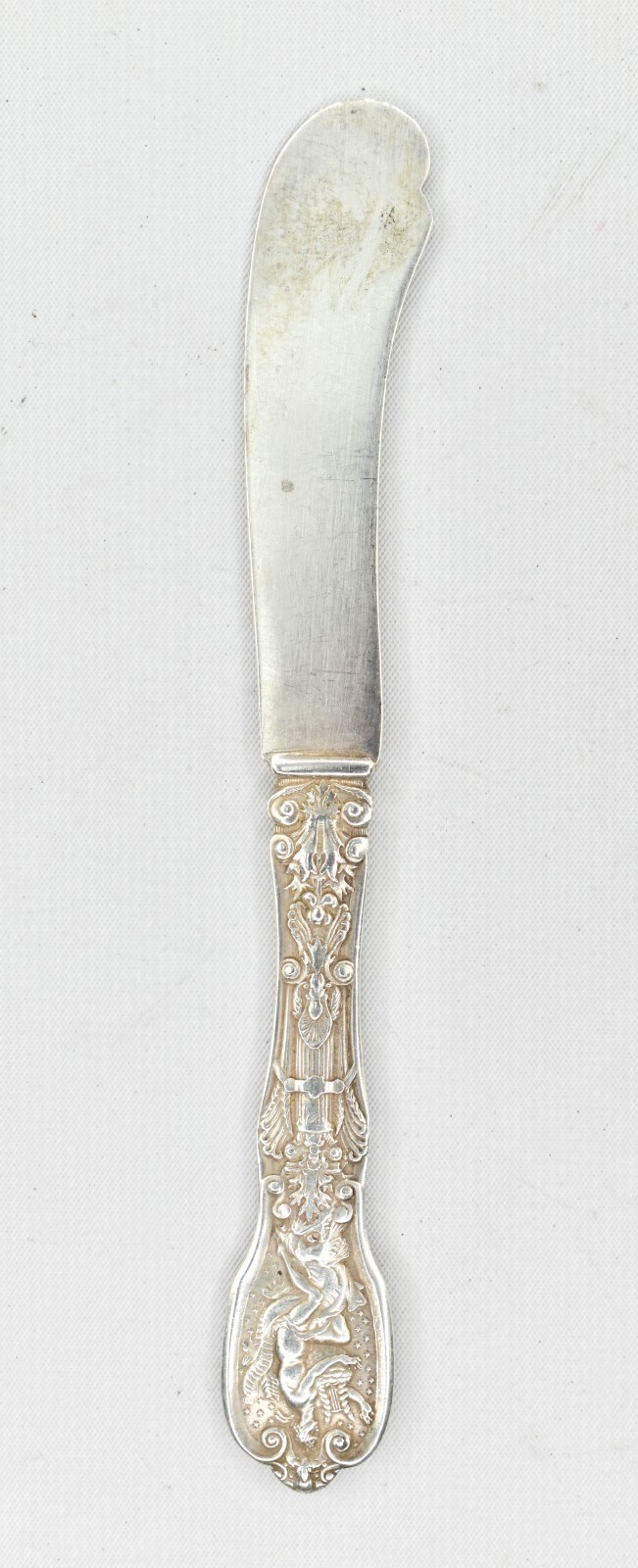 Mythologique Gorham Sterling Butter Knife, Arion Saved by a Dolphin (1.5 oz)