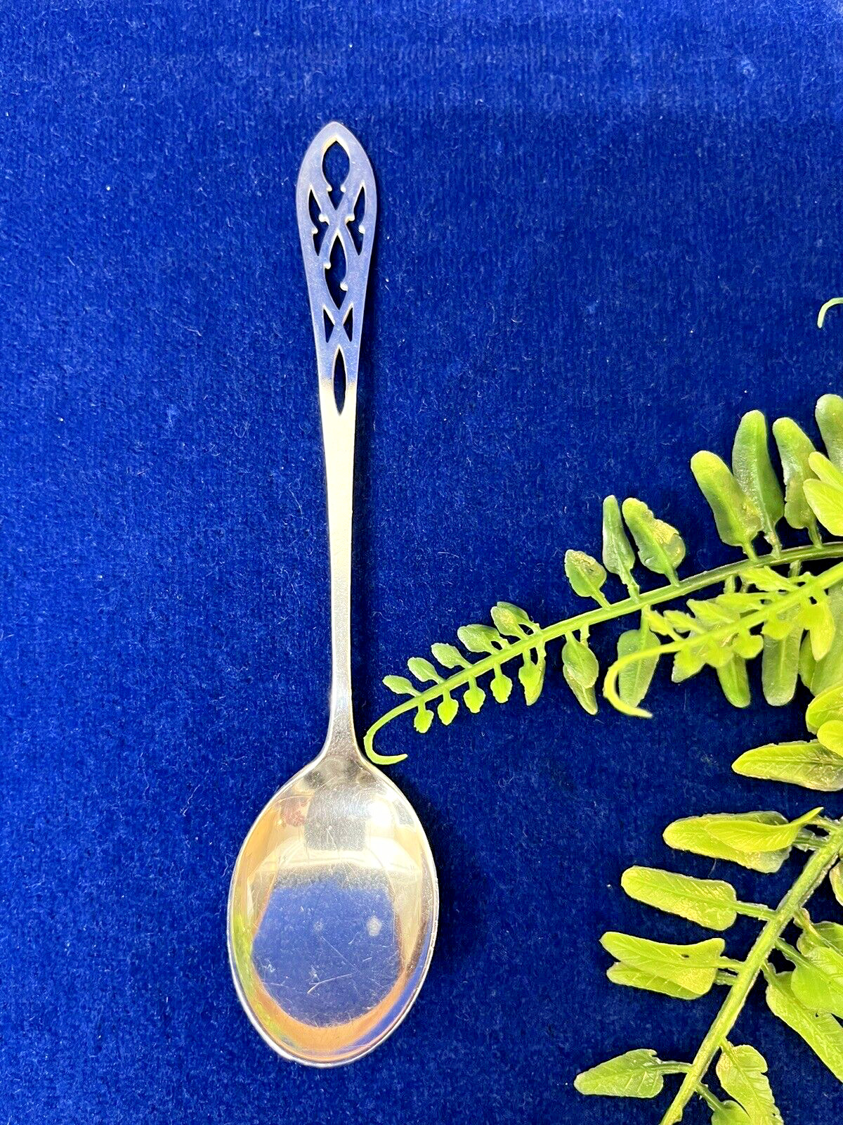 Webster Sterling Silver Tea/Coffee Spoon Cut Out Design 11 Grams. ML