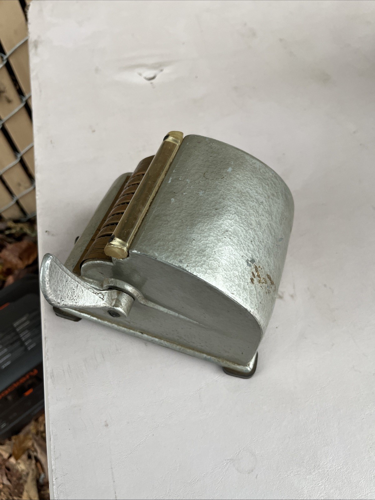 Vintage Precise Mechanical Adding Machine Lever Handle 1940s Chicago Untested
