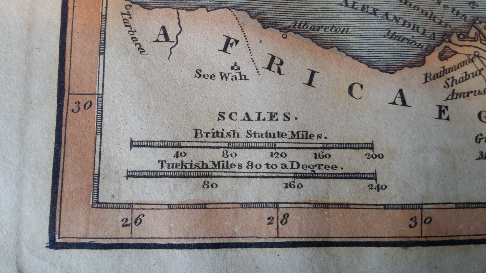 1820 ANTIQUE COPPER PLATE MAP TURKEY IN ASIA – WILLIAM DARTON – OTTOMAN EMPIRE