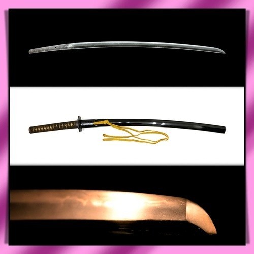KATANA 刀 “ Mumei ” 無銘 Japanese Real Sword 70.1 cm Koshirae Muromachi Era 室町 侍