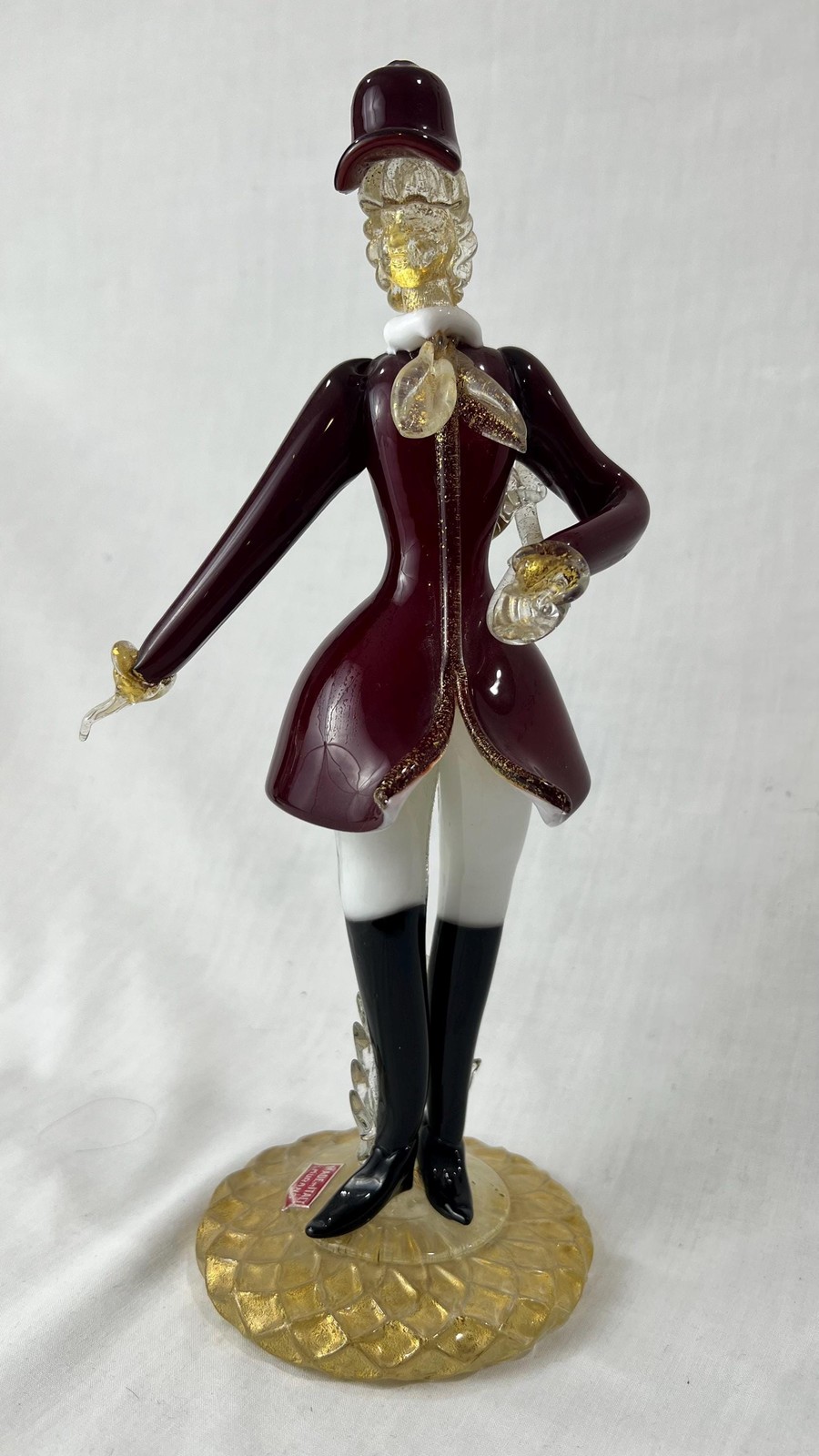 Murano Glass Equestrian Figurine