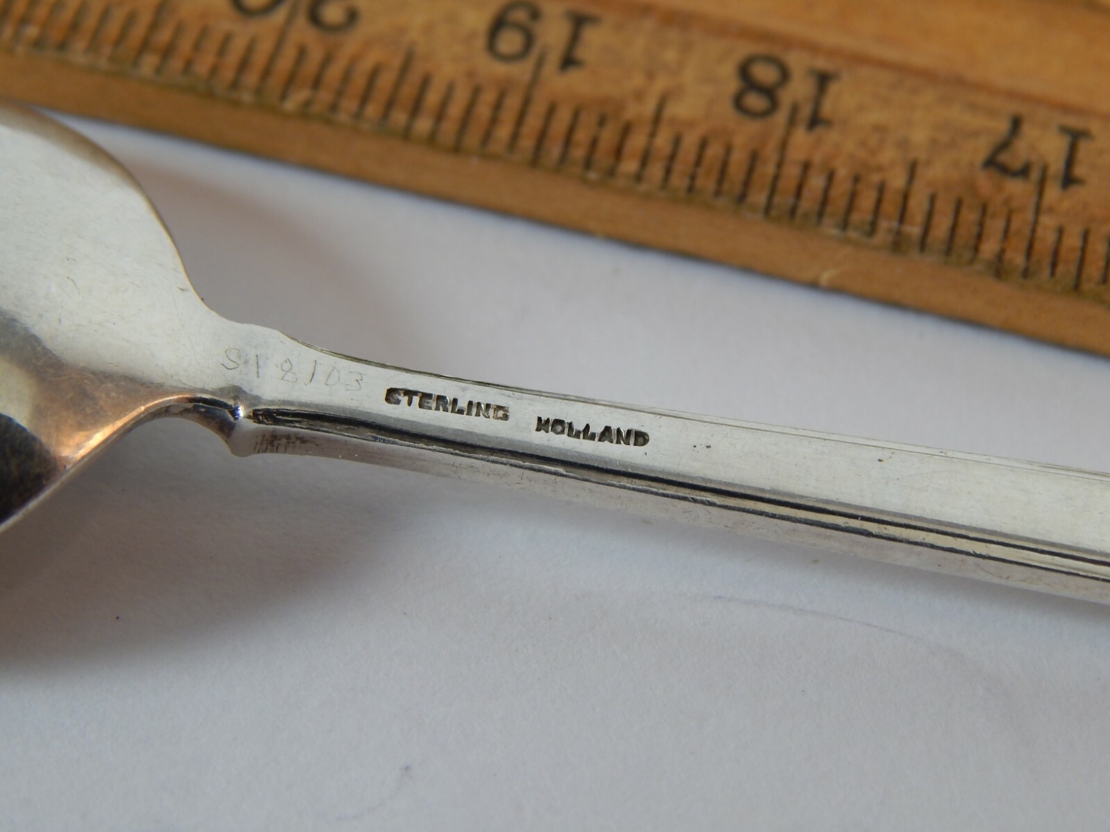 Adorable Sterling Silver Spoon From Holland with Cupid Shooting Arrow