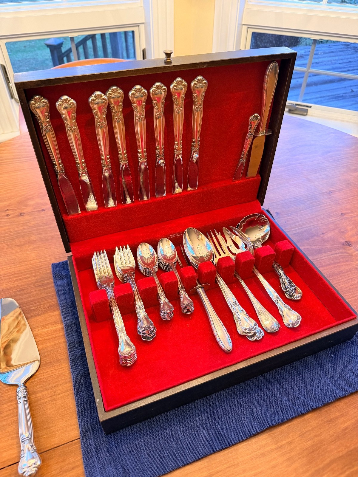 Gorham Chantilly Sterling Silver Flatware Set Service 48 Pieces