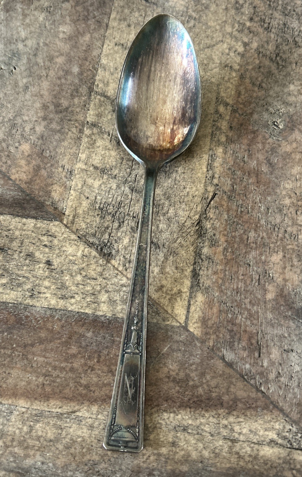 1835 R Wallace Large Spoon Silverplate