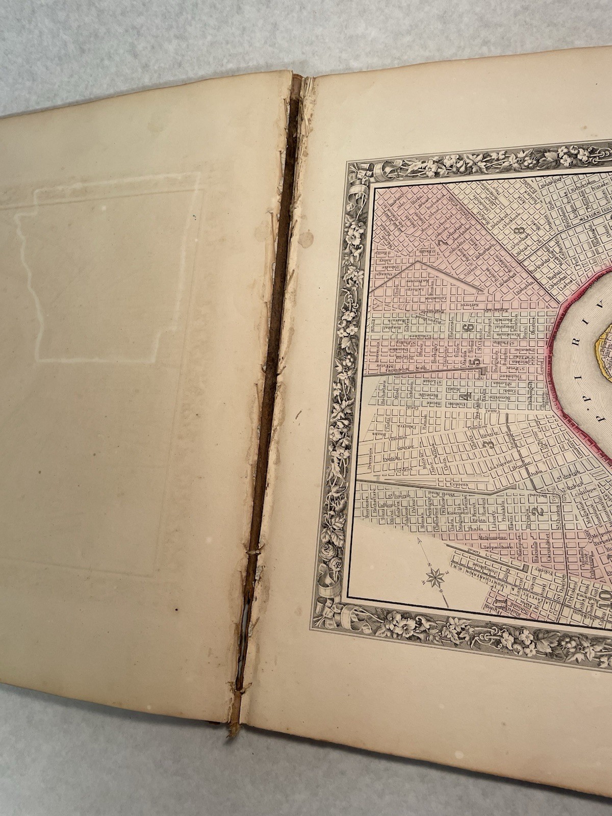 1861 Mitchell’s New General Atlas Maps World United States Hand Colored Complete