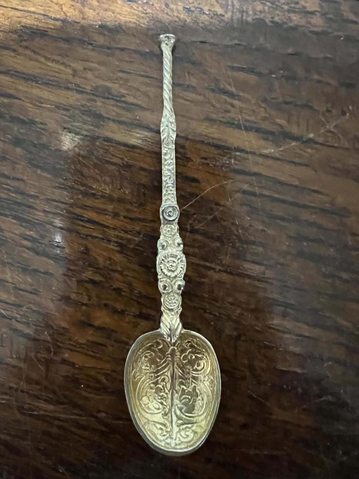 Saunders and Shepherd Anointing Spoons 1906 Sterling