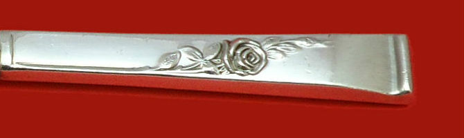 Classic Rose by Reed and Barton Sterling Silver Butter Spreader Modern HHWS
