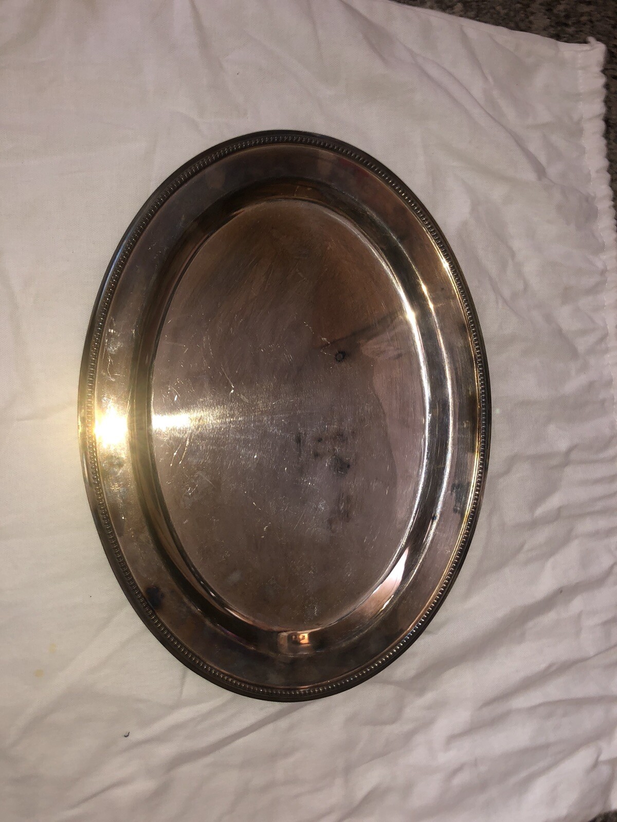 Gorham platter YC 1241 15 1/2 Inches X 11 1/2 Inches