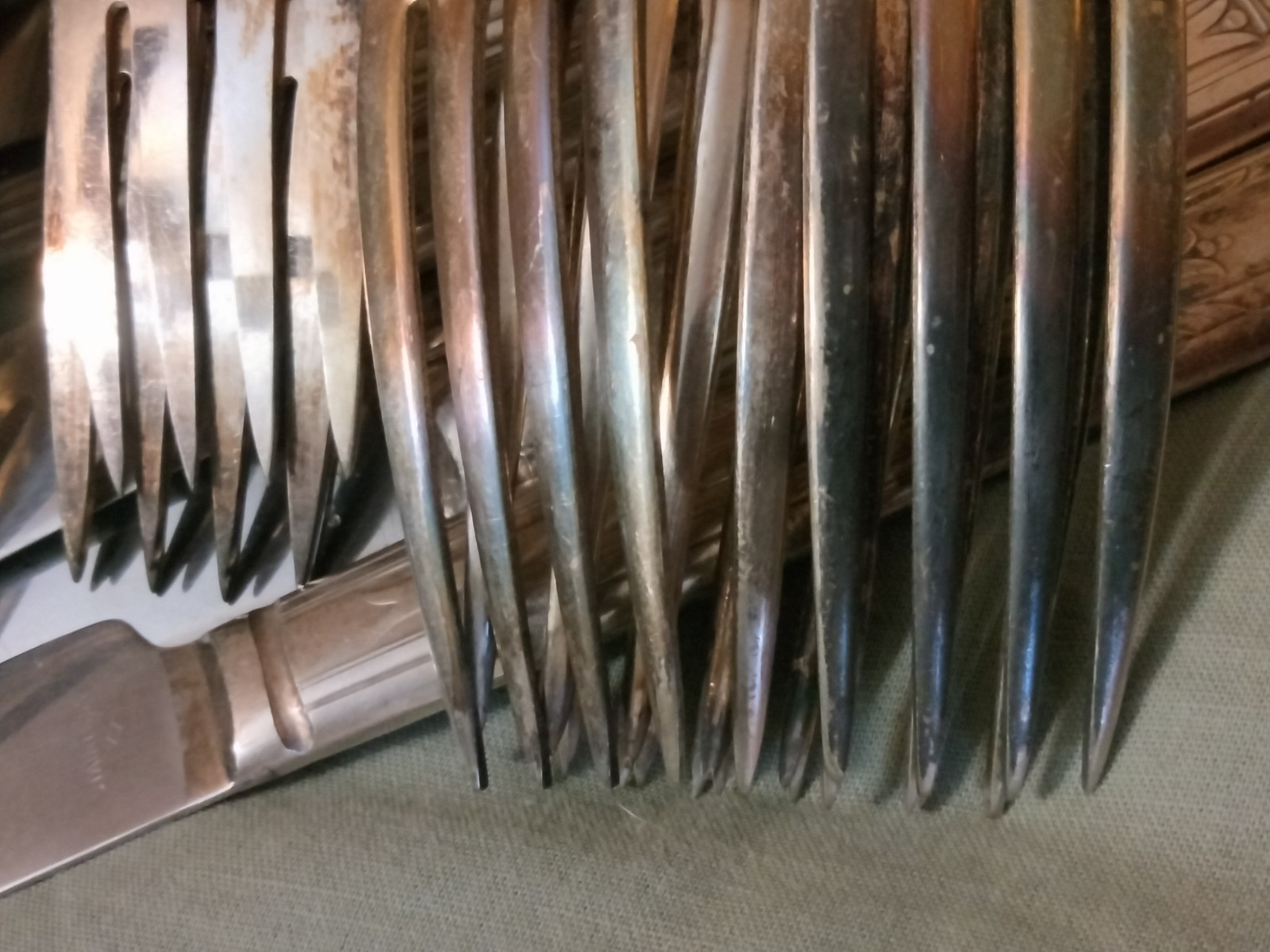 36 piece lot/set silverplated flatware LYNNWOOD aka MEMORY 1934 Genesee ART DECO