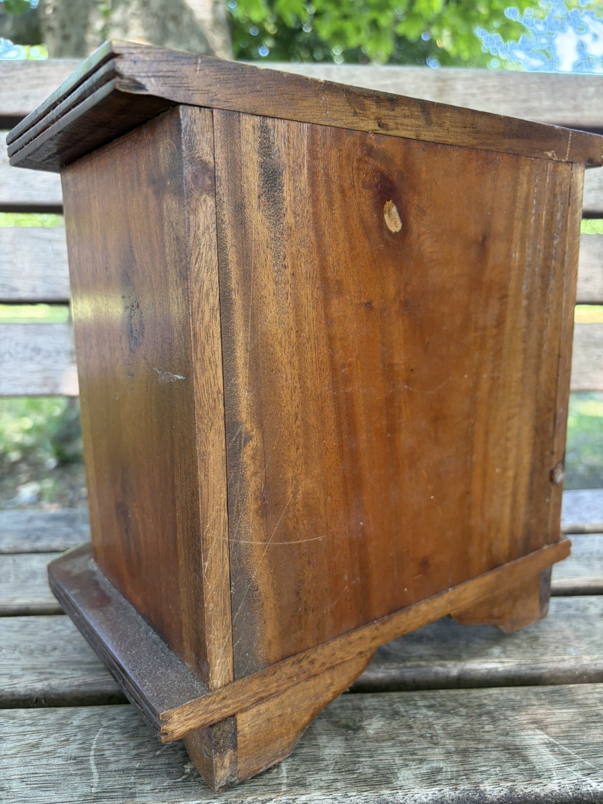 ANTIQUE Miniature Apprentice Bow fronted Chest of Drawers; VINTAGE Hardwood