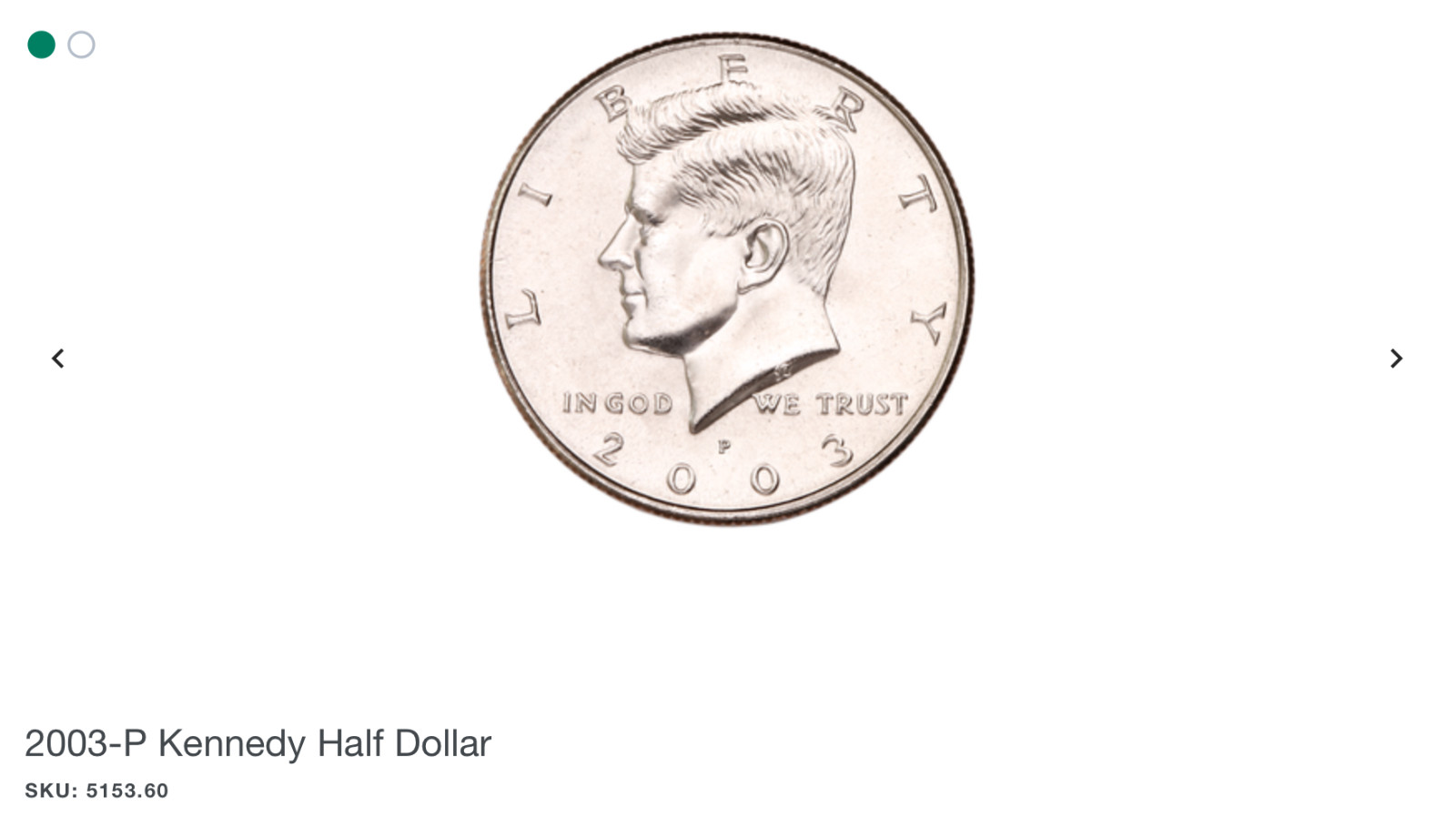 Kennedy Half Dollar 2003-P Uncirculated
