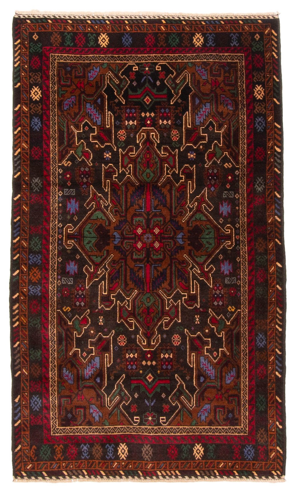 Traditional Vintage Hand-Knotted Area Rug 2’9″ x 4’8″ Oriental Wool Carpet