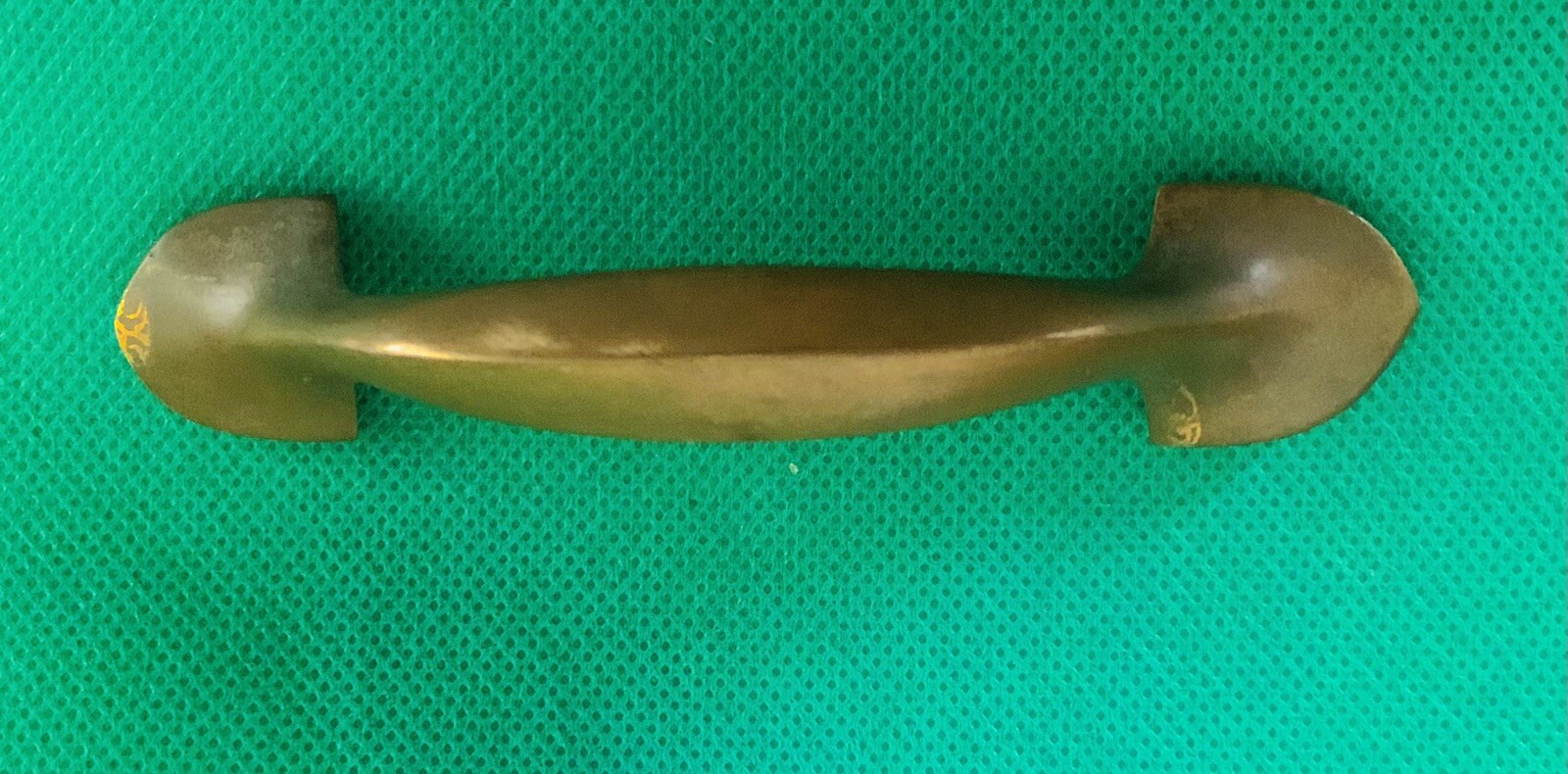 antique hardware drawer pull 3.5”centers brass art deco arts & crafts mission