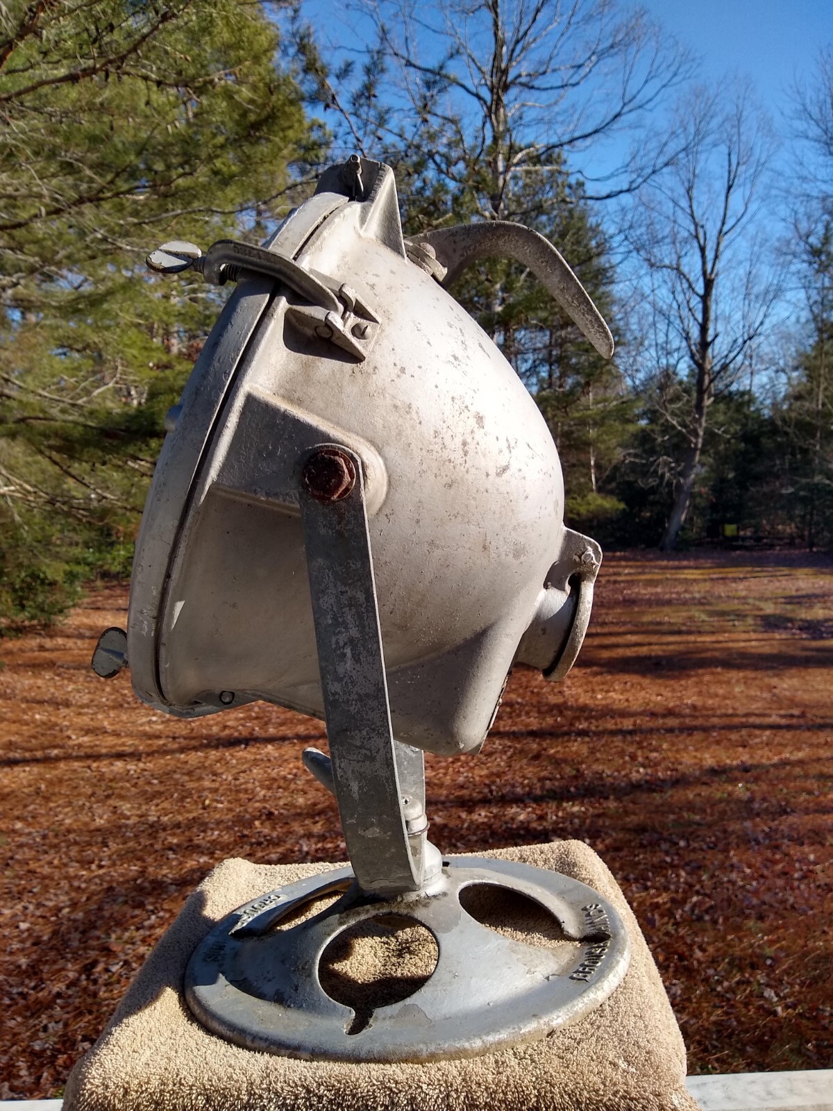 RARE Model 2F! Wonderful Working Crouse-Hinds 250W Navy Spot Light Nautical